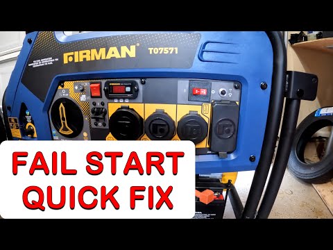 My Costco Generator Failed to Start FIX | Firman T07571