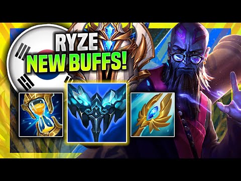 THIS KOREAN CHALLENGER TRIES RYZE WITH NEW BUFFS! - Korean Challenger Plays Ryze Mid vs Viktor!