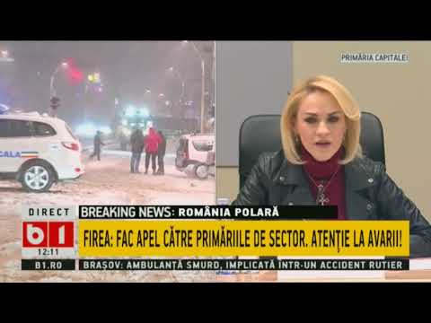 Măsurile luate de primarul general Gabriela Firea în urma comandamentului de iarnă de duminică