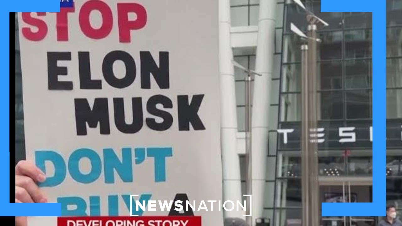 Hundreds of 'Tesla Takedown' protests erupt worldwide | NewsNation Live