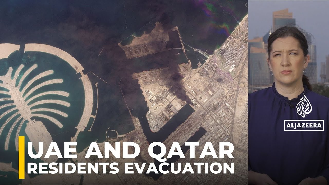 Iran targets UAE ports as missiles intercepted and evacuations ordered in Qatar