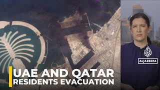 Iran targets UAE ports as missiles intercepted and evacuations ordered in Qatar
