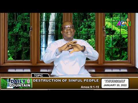 DAILY FOUNTAIN OF JANUARY 20, 2022 - THE REV'D GODSON OBAH