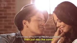 Bruno Mars - Just The Way You Are (Lyrics + Español) Video Official