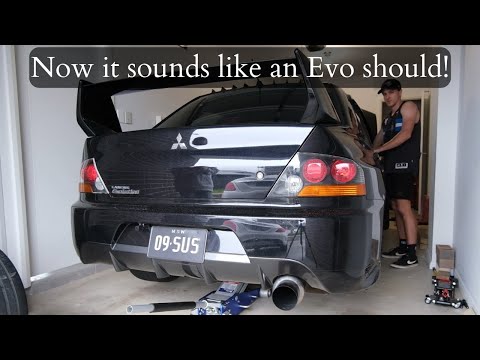 THIS is how an Evo should sound! | Invidia exhaust install