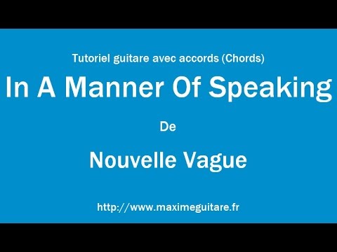 In a Matter Of Speaking - Nouvelle Vague