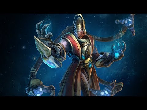 Karax vs Kerrigan in The air is mine (SC2 Direct Strike Commanders)