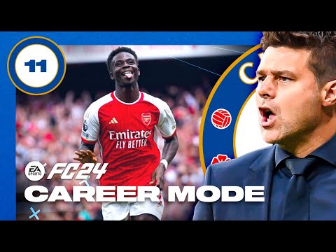 BUKAYO SAKA WONDERGOAL!! FC 24 CHELSEA CAREER MODE EP11