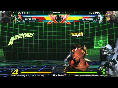 The Break #181   UMvC3 W4   BG JRosa VS FC ChrisG