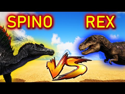 T-REX VS SPINOSAURUS | 1 VS 1 | Ark Short Battles | Thyrulous | #Shorts (1)