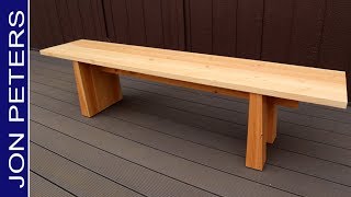 Awesome Free Plans for this $40 DIY Modern Bench