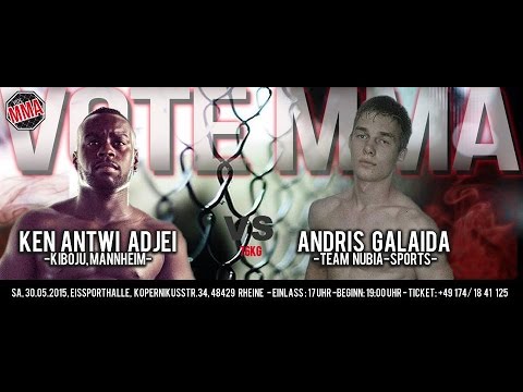 VoteMMA 3 - 6.Fight - Ken Antwi Adjei vs Andris Galaida