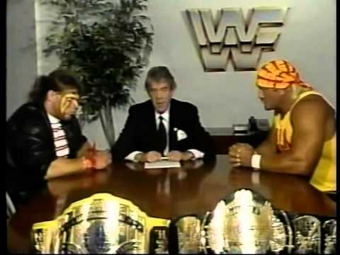 WrestleMania VI Ultimate Challenge Contract Signing (03-25-1990)