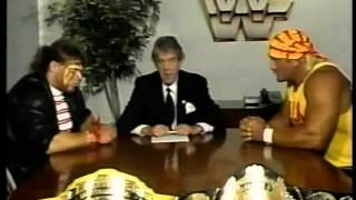 WrestleMania VI Ultimate Challenge Contract Signin