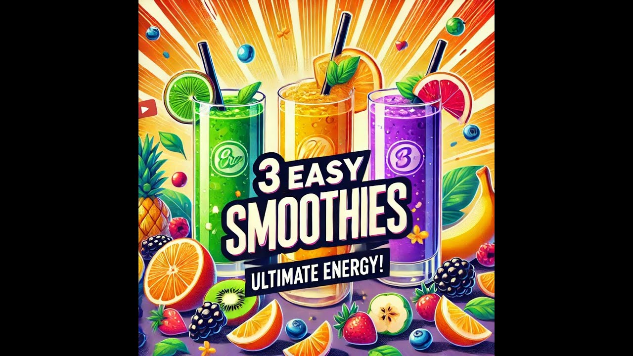 3 Easy Smoothies for Ultimate Energy!