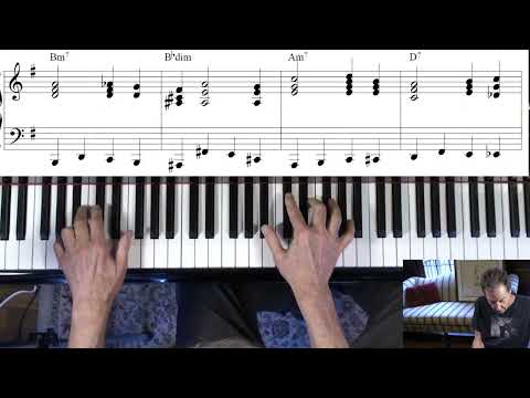How to create a walking bass line - On A Clear Day 🎹 Jazz Piano College