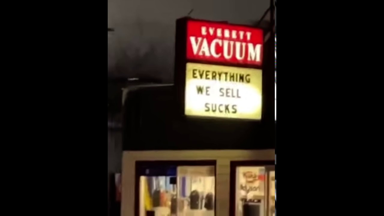 Welcome to Everett vacuum everything we sell sucks