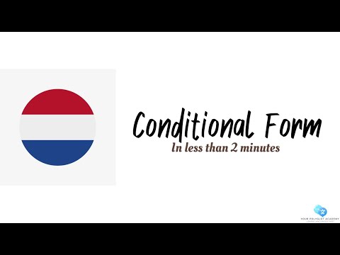 Learn Dutch - The Conditional Tense