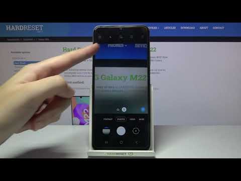 How to Manage Watermark in SAMSUNG Galaxy M22 – Camera Watermark Option
