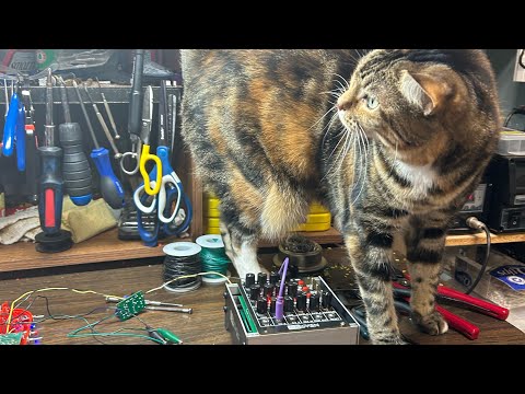 Control Voltage (CV) test on circuit bent Speak & Spell using Synthrotek Vac Pak vactrol