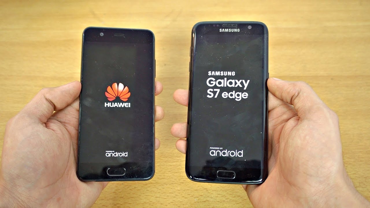 Huawei P10 vs Samsung Galaxy S7 Edge - Speed Test! (4K)