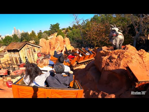 Big Thunder Mountain Coaster Train Ride - Disneyland