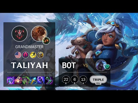 Taliyah Bot vs Aphelios - NA Grandmaster Patch 11.15
