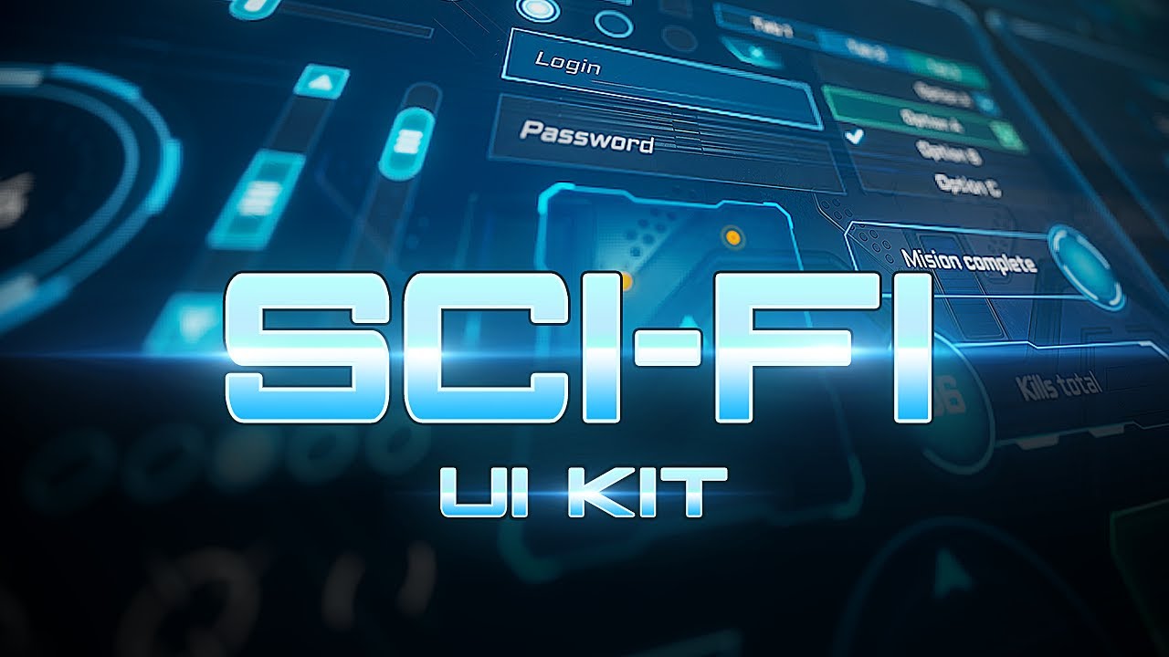 SCI-FI UI Kit [Unity]