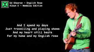 Ed Sheeran - English Rose Lyrics