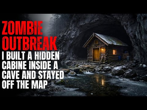 ZOMBIE OUTBREAK: I Built a Hidden Cabin Inside a Cave and Stayed Off the Map | Creepypasta