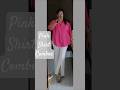 How to style a pink shirt I color combination for Pink#howtostylepink#Myntra#outfitideas #pinkshirt