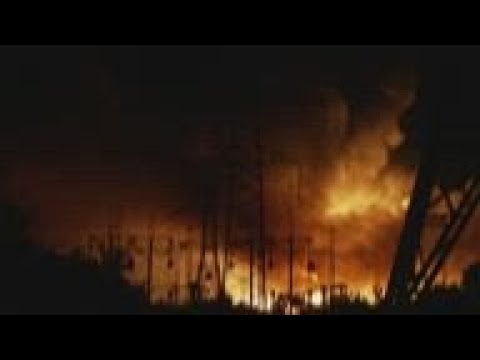 Russia hits power stations after Ukrainian gains