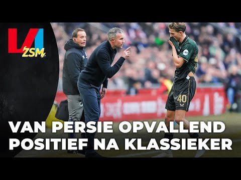 'Blijkbaar is Robin van Persie altijd heel blij met Robin van Persie' | VI ZSM