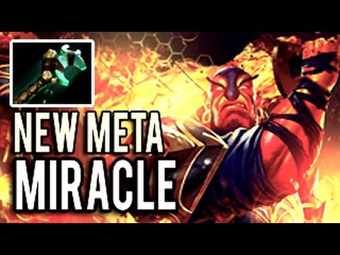 7.02 NEW META Ember Spirit with Force Staff by Miracle- 9300 MMR Dota 2