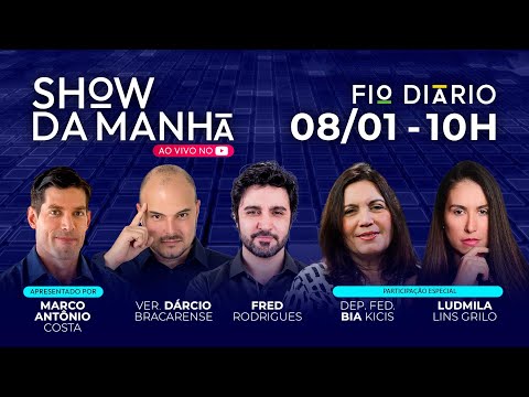 SHOW DA MANHÃ - BOLSONARO: SISTEMA QUER ELIMINAR EX-PRESIDENTE - 08/01/2026
