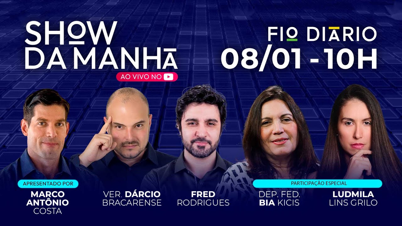 SHOW DA MANHÃ - BOLSONARO: SISTEMA QUER ELIMINAR EX-PRESIDENTE - 08/01/2026