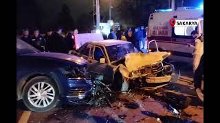İki Otomobilin Çarpıştığı Kazada 5 Kişi Yaralandı