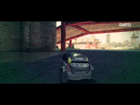 DiRT 3 TUTORIAL - POWER STATION ZONE 3 - POWER STATION MAIN DOOR
