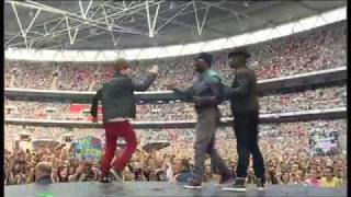 Usher &#39;OMG&#39;  Live at SummerTime Ball ft will.i.am and joined on stage by JUSTIN BIEBER