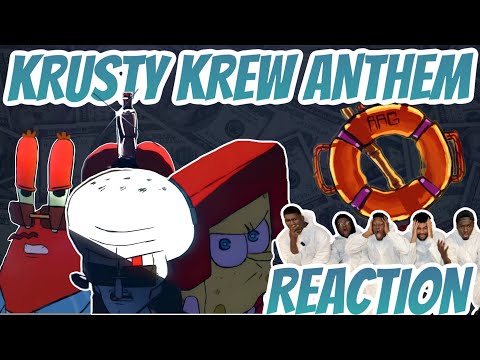 Reactions To Krusty Krew Anthem ( BACK ON THE GRILL ) MUSIC VIDEO