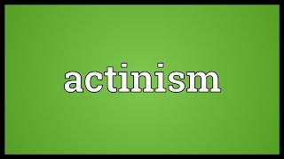 Actinism Meaning