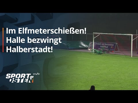 Hallescher FC gewinnt Pokal-Krimi bei Germania Halberstadt | MDR