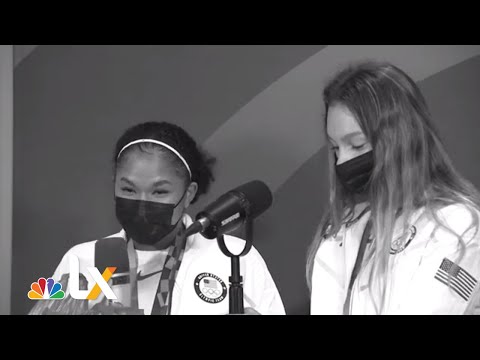 Jordan Chiles Gives ASMR Rendition of Normani's 'Motivation' | NBCLX