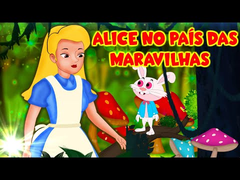 Alice no País das Maravilhas -  Historia Completa - Desenho animado infantil