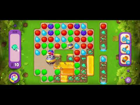 Gardenscapes - level 820 - super hard level, no boosters!!