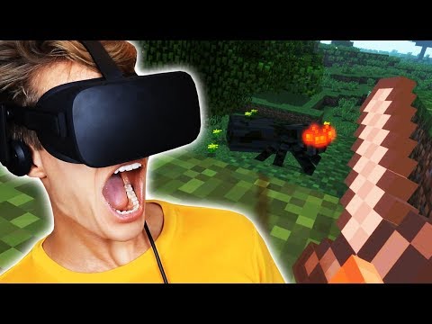 Minecraft in VR