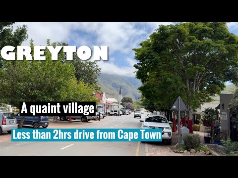 Greyton - a getaway less than 2hrs drive from Cape Town