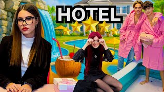 My ENEMY OPENED A 5-STAR HOTEL⭐️ in MY HOUSE!!! - by Charlotte M.