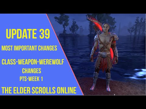 ESO Class and Weapon Changes Update 39