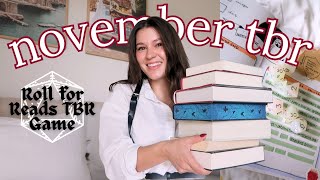 November TBR 🎲 ROLL FOR READS - D&D inspired TBR Game